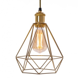 PENDUL DIAMOND LIGHT 392197, 20X120 cm, AURIU SI NEGRU, DIN METAL, STIL MODERN, TU