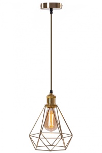 PENDUL DIAMOND LIGHT 392197, 20X120 cm, AURIU SI NEGRU, DIN METAL, STIL MODERN, TU - Img 3