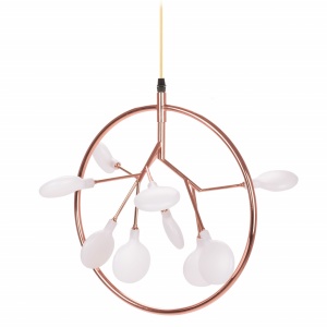 PENDUL GLAMOR APP568-1CP, 160x45 cm, ROZ AURIU, DIN METAL DE INALTA CALITATE, STIL MODERN, TU - Img 3