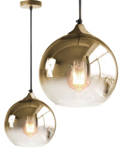 PENDUL GOLD APP314-1CP, AURIU, DIN STICLA SI METAL, STIL MODERN, TU