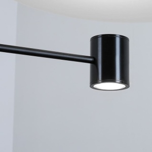 PENDUL LED APP589-1CP, 80x45 cm, NEGRU SI AURIU, DIN OTEL DE INALTA CALITATE, STIL MODERN, TU - Img 4