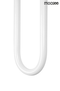 PENDUL PUZO S, NEGRU/ALB, CONFECTIONAT DIN STICLA SI METAL, STIL MODERN - Img 3