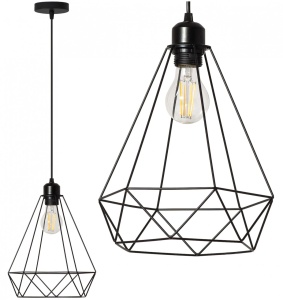 PENDUL RENO 180986, 28x20 cm, NEGRU, DIN OTEL DE INALTA CALITATE, STIL MODERN, TU