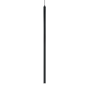 PENDUL ULTRATHIN D100 ROUND, NEGRU, DIN METAL, STIL MODERN