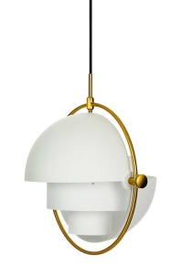 PENDUL VARIA, ALB/AURIU DIN OTEL CARBON, STIL MODERN, B2