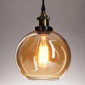 PENDUL VERTO B APP044-1CP / APP045-1CP, 18x19/80 cm, TRANSPARENT SI NEGRU, DIN STICLA SI METAL, STIL MODERN, TU - Img 3