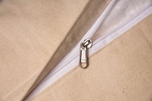 PERNA DE PODEA 70CM, MODERN ART, COD 41266, TEXTIL DE CULOARE ROSU/ROZ - Img 6