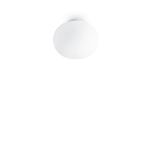 PLAFONIERA COTTON PL1 D30, ALB, DIN STICLA, STIL MODERN