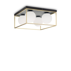 PLAFONIERA LINGOTTO PL4, ALAMA, DIN METAL, STIL MODERN