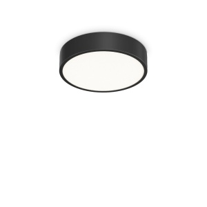 PLAFONIERA RAY PL D30, NEGRU, DIN ALUMINIU, STIL MODERN