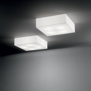 PLAFONIERA RITZ PL4 D60, ALB, DIN METAL, STIL MODERN - Img 3