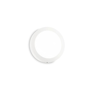 PLAFONIERA UNIVERSAL PL D17 ROUND, ALB, DIN OTEL, STIL MODERN