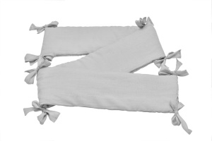 PROTECTIE PENTRU PAT BEBELUSI LINEN GRI BA