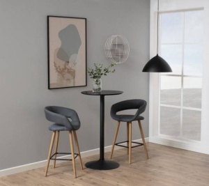 RAFT DARKEBERG, DIN METAL SI MDF, ALB/NATURAL, STIL MODERN, B2 - Img 2