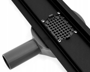 RIGOLA DUS, REA NEO PRO 2IN1, 90 CM, NEGRU, DESIGN MODERN, CALITATE SUPERIOARA, REA - Img 5