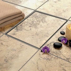 RIGOLA REA, SCURGERE DUS, PURE NEO 15X 15CM, INOX, CALITATE SUPERIOARA, REA