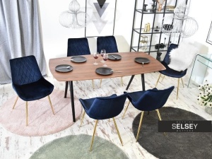 SCAUN ADEL DIN METAL SI TEXTIL IN DESIGN CLASIC ELEGANT - Img 5