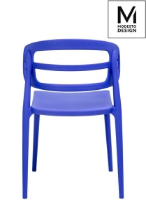 SCAUN ALBASTRU INCHIS DIN POLIPROPILENA MARCUS STIL MODERN B2 - Img 3