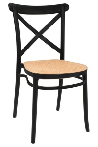 SCAUN COUNTRY BLACK DIN POLIPROPILENA DE CALITATE SUPERIOARA, KH