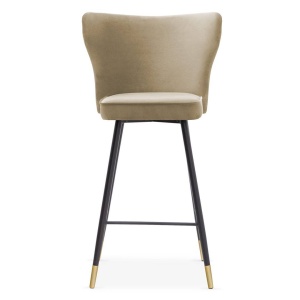 SCAUN DE BAR MODENA 70, BEJ/AURIU/NEGRU, STIL MODERN