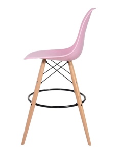 SCAUN DE BAR ROZ PASTEL HOKER DSW WOOD STIL MODERN B2