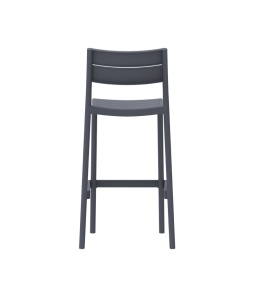 SCAUN DE TERASA DE BAR CAPRI 20, REALIZAT DIN PLASTIC, CULOARE GRI, PENTRU UZ COMERCIAL, ARTIM GROUP SELECTION - Img 4