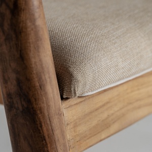 SCAUN DEOSEBIT, MALBUN, STIL COLONIAL, LEMN DE TEC SI TEXTIL, ARTIM GROUP SELECTION - Img 5