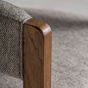 SCAUN DEOSEBIT, WISERNE, REALIZAT DIN LEMN DE FRASIN SI TEXTIL, ARTIM GROUP SELECTION - Img 5