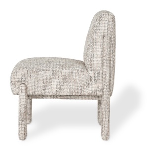 SCAUN DINING BUCKY, CONFECTIONAT DIN LEMN, SPUMA, ARCURI SI TEXTIL, BEJ, STIL MODERN - Img 3
