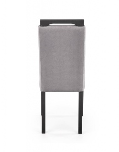 SCAUN DINING CLARION 2, GRI MONOLITH 85/NEGRU, CU TAPITERIE DIN STOFA FINA SI PICIOARE DIN LEMN MASIV, STIL CLASIC - Img 2