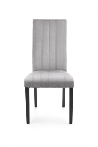 SCAUN DINING DIEGO 2, GRI MONOLITH 85/NEGRU, CU TAPITERIE DIN CATIFEA SI PICIOARE DIN LEMN MASIV, STIL CLASIC - Img 6