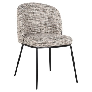 SCAUN DINING ELVI TRENDY NATURE 01, S4750, CONFECTIONAT DIN 100% POLIESTER, METAL SI SPUMA, RICHMOND INTERIORS