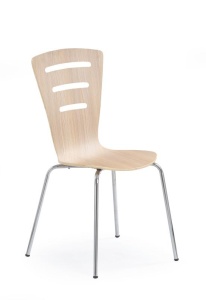 SCAUN DINING K83 STEJAR SONOMA/CROM STIL MODERN HALMAR - Img 1