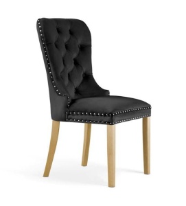 SCAUN DINING MADAME, NEGRU/STEJAR, STIL CLASIC