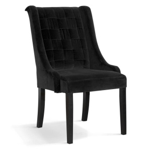 SCAUN DINING PRINCE, NEGRU, STIL CLASIC