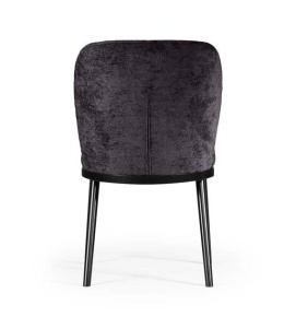 SCAUN DINING SHELLY PRO, NEGRU, STIL MODERN - Img 4