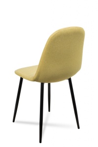 SCAUN DINING TIMOR GALBEN/NEGRU - DESIGN MODERN - Img 4