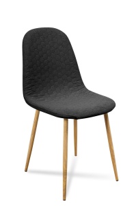 SCAUN DINING TIMOR GRI INCHIS/STEJAR - DESIGN MODERN