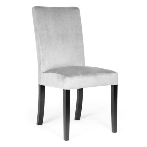 SCAUN DINING WILLFORD, GRI/NEGRU, TAPITERIE DIN CATIFEA SI PICIOARE DIN LEMN, STIL CLASIC, ATR