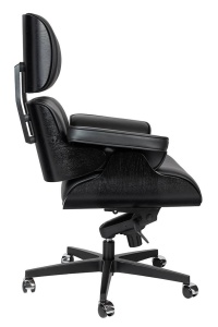 SCAUN DIRECTORIAL LOUNGE GUVERNATOR, NEGRU, PIELE NATURALA SI LEMN DE FRASIN, ARTIM GROUP SELECTION - Img 3