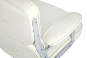 SCAUN/FOTOLIU DIRECTORIAL, ALB, DIN PIELE NATURALA ICON PRESTIGE PLUS STIL MODERN B2 - Img 4