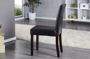 SCAUN GENUA CAFENIU ANTIC 20918 DESIGN VINTAGE - Img 2