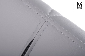 SCAUN GRI DIN PIELE ECOLOGICA KLIPP STIL MODERN B2 - Img 4