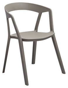 SCAUN GRI DIN POLIPROPILENA VIBIA STIL MODERN B2
