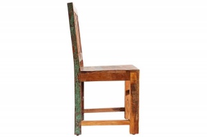 SCAUN, JAKARTA 95CM, DIN LEMN RECICLAT, MULTICOLOR, COD 20255, STIL RETRO - Img 2