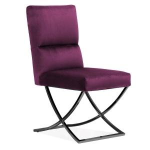 SCAUN LIVING MARCUS, BORDO/NEGRU, STIL MODERN, ATR
