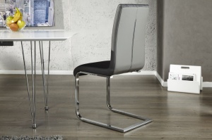 SCAUN METROPOLIS II NEGRU ANTRACIT 20110 DESIGN MODERN - Img 3