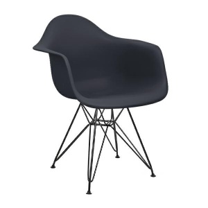 SCAUN NEGRU DAR BLACK STIL MODERN B2