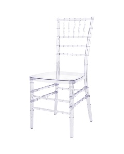 SCAUN PENTRU SALI DE EVENIMENTE TIFFANY CHIAVARI TIFFANY TRANSPARENT, CONFECTIONAT DIN POLIPROPILENA