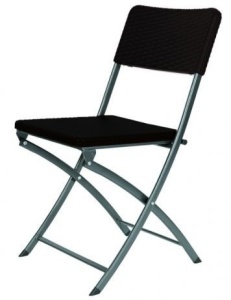 SCAUN PLIABIL NEGRU PENTRU CATERING RATTAN